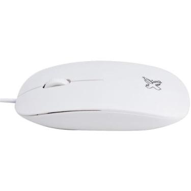 Imagem de Mouse óptico USB 1200DPI Surface Branco USB 2.0 - Maxprint