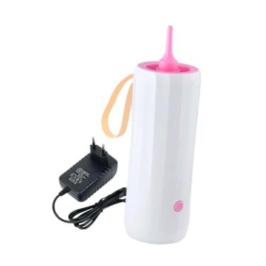 Imagem de Esquirla Decorações de inflador de balão de balão Bomba de ar do soprador de ventilador para festivais de aniversário de festivais no engajamento de halloween, Rosa