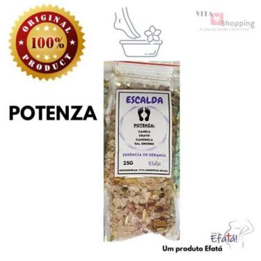 Imagem de Escalda Pés unitários - Revigora, Relax e Potenza - Efatá, Potenza