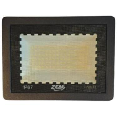 Imagem de Kit 2 Refletores Led 100W Holofote Externo Jardim Ip67 - ZEM