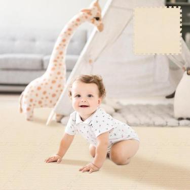 Imagem de Puzzle Play Mat Hiwhy 9 peças com 18 peças de borda bege