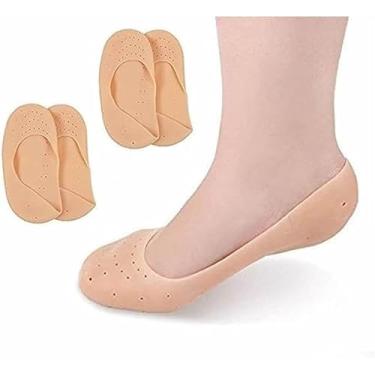 Imagem de Kit 2 Pares de Meia Palmilha de Silicone