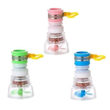 Imagem de Kit com 3 Bicos Retráteis para Torneira – Chuveirinho Giratório 360° com Filtro de Água...