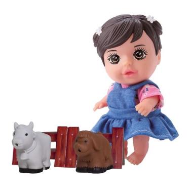 Imagem de Boneca Bee Toys Mini Huggs Farm - Item Sortido, Unica