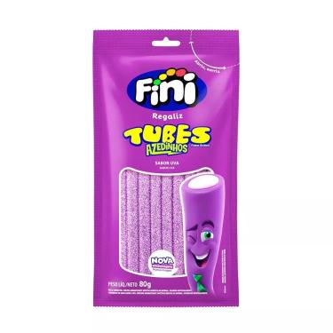 Imagem de Tubes Tubinhos Uva Cítrico Fini 80g