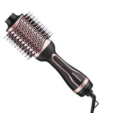 Imagem de Escova Secadora E Modeladora Mondial Ultra Turbo Preta E Rosa 110V