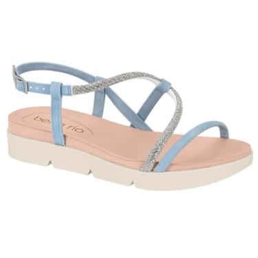 Imagem de Sandália Beira Rio Conforto Flatform Baixo Strass 8387 531 33/40