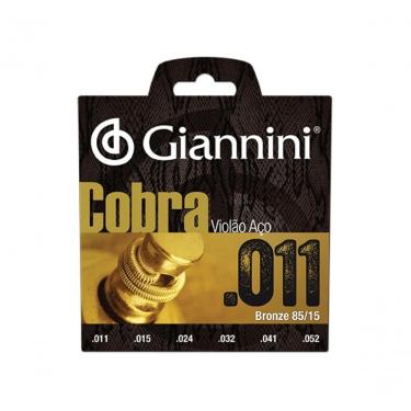 Imagem de Giannini Corda Violao Geeflk Bronze Cobra 85- 15 0,011
