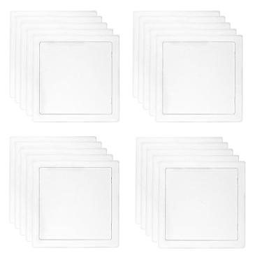 Imagem de Morvat Painel de acesso de 30 x 30 cm para drywall e teto com porta, plástico ABS durável resistente e caixa de acesso fácil de instalar, placa de cobertura de furo de parede para encanamento, cabo