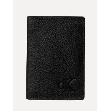 Imagem de Carteira Calvin Klein Jeans Masculina Pequena Floater Preto, UN