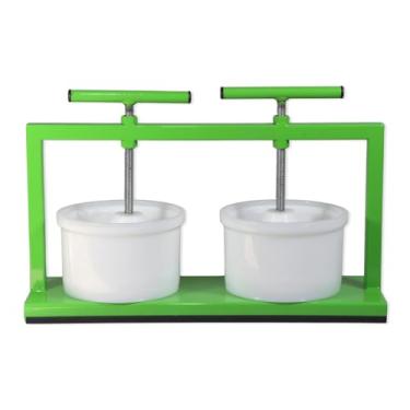 Imagem de Prensa Ferro 2 Queijos Artesanal + 2 Formas MP1000 Gastrobel