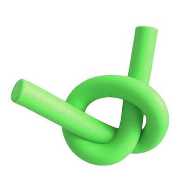Imagem de simhoa Boia de macarrão para piscina, varas de espuma para macarrão de natação, ferramenta para de natação, brinquedo aquático oco, auxílio para treinamento, Verde