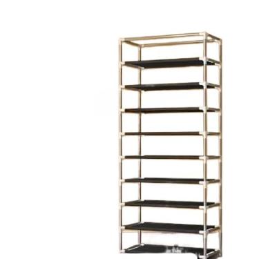 Imagem de Sapateira Organizadora Vertical Portátil - Prateleira para Calçados com Proteção e Economia de Espaço(9 ANDARES)