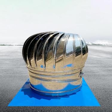 Imagem de Ventilador De Ventilação De Telhado Ventilador De Telhado De Aço Inoxidável, Ventilador De Exaustão De Turbina Movido A Vento, Ventilador De Tampa De Teto, Ventilador, 800MM/31.4IN