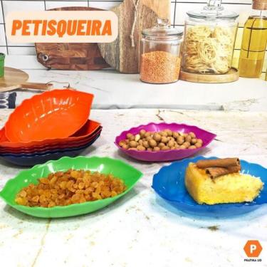 Imagem de Petisqueira Plástica com 24 Peças Cozinha Petiscos - Pratika