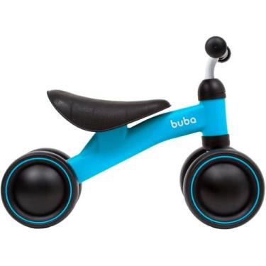 Imagem de Bicicleta de Equilíbrio Buba Azul  4 Rodas  Estável e Segura, Azul