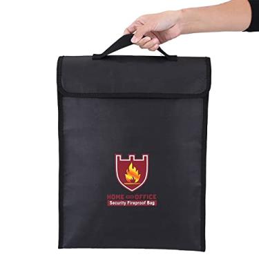 Imagem de Generic Bolsa Resistente Ao Fogo, Bolsa Dobrável à Prova de Fogo Dobrável de Dupla Face, para o Documento do Arquivo de Bateria LIPO Dinheiro (38 * 30,5 * 6,5cm)