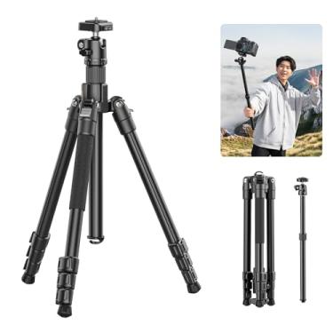 Imagem de ULANZI TT53 Tripé para DSLR/Celular, 180cm Portátil com Cabeça Esférica 360° e Placa Rápida UKA, Suporte Compacto para Fotografia, Vlog e Vídeo