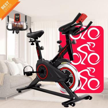 Imagem de Bicicleta Bike Ergometrica Spinning Academia Fitness Profissional 120kg Usuário 1.80
