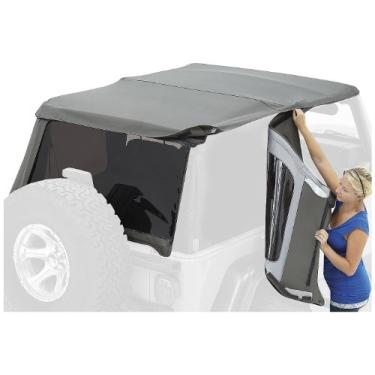 Imagem de Bestop Kits de janela matizada para Bestop Substitui-A-Top sarja preta - Wrangler 2-DR 2007-2009