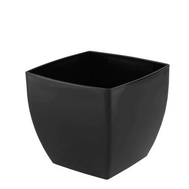Imagem de Vasart Siena Cachepot, Preto, 20x18cm