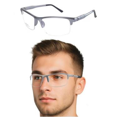 Imagem de Oculos Masculino Esportivo Armação Para Grau Moderno - 20V, Unico, Pra