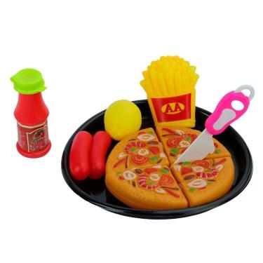 Imagem de KIT Cozinha de Plástico 10 Peças Hora da Pizza - Tudo em Caixa