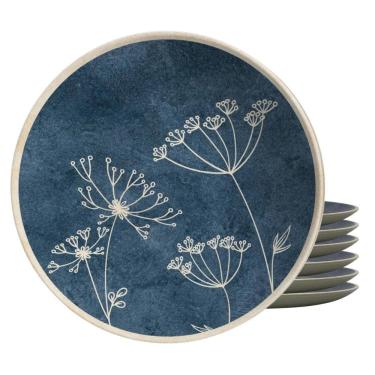 Imagem de Jogo De Pratos Fundo Cerâmica 6Pcs 25Cm Coup Spices Alleanza