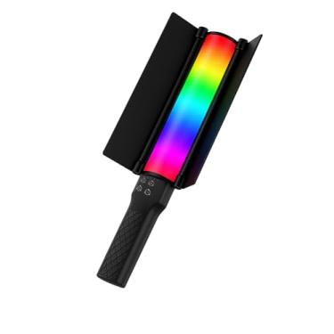 Imagem de Bastão de Luz LED RGB Portátil com Defletor Iluminação Profissional Fotografia e Vídeo com Controle Remoto Bivolt Portátil