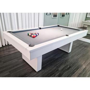 Imagem de Mesa de Sinuca/Bilhar - 2,34x1,34 - Nelson Bilhares, Cinza