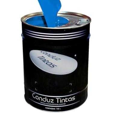 Imagem de Tinta para Piso Ecológica - CONDUZ TINTAS - AZUL SEGURANÇA - Balde 18 