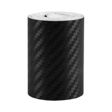 Imagem de Protetores De Borda De Porta De Carro Em Fibra De Carbono Nano 3D Pret