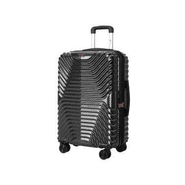 Imagem de Mala Travelux Samedan Média 23 Kg Preta - Expansível e Cadeado TSA