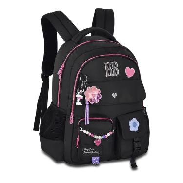 Imagem de Mochila Bolsa Feminina Escolar Rebecca Bonbon RB C/ Espaço para Notebook e Tablet RB24594