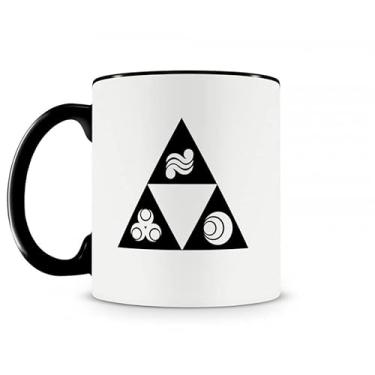 Imagem de Caneca Legend Of Zelda Triforce Preta 330 ml