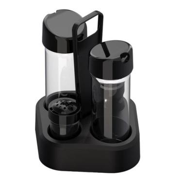 Imagem de Conjunto Galheteiro 4x1 Porta Azeite Vinagre Saleiro Paliteiro Uniterm