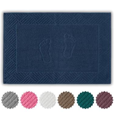 Imagem de Toalha Tapete de Piso Banheiro Box Grande Macio Felpudo Pezinho - Teka