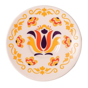 Imagem de Pires em Porcelana Flowers 1 peça - Oxford