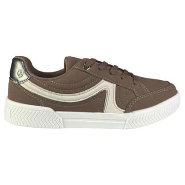 Imagem de Tênis Kolosh Feminino Casual C3008B Marrom Titanium