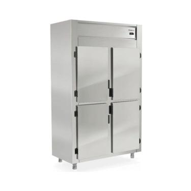 Imagem de Geladeira Refrigerador Comercial 4 Portas Inox 1044L GREP-4P Gelopar