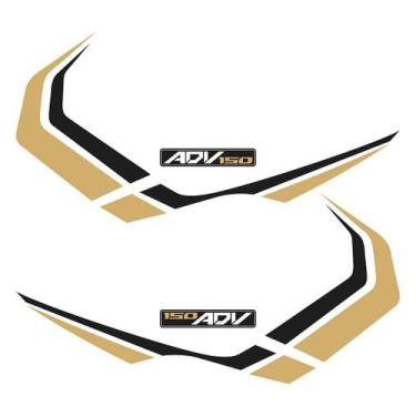 Imagem de Adesivo Lateral Compatível X-adv 150 2019 a 2021 Laminado - Protetor T
