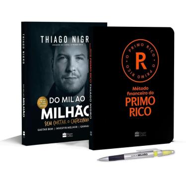 Imagem de Seleção Thiago Nigro - 2 Livros + Caneta Marca Texto