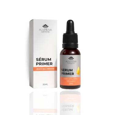 Imagem de Sérum Primer Facial com Vitamina C 30ml – Clareador e Hidratante com Extratos Naturais | Antioxidante, Reduz Manchas e Uniformiza a Pele | Primer Pré-Maquiagem Iluminador