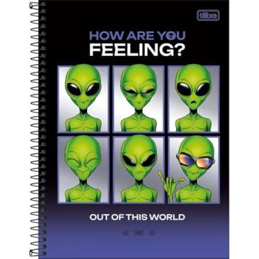 Imagem de Caderno Orbit Universitário Espiral TILIBRA - 10 Matérias 160 Folhas (How are you feeling?)