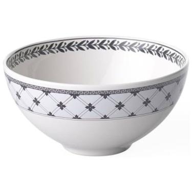 Imagem de Bowl Elegante e Sofisticado com Capacidade de 200mL, Material de Porcelana Premium e Formato Redondo, Villeroy Boch, Branca e Cinza
