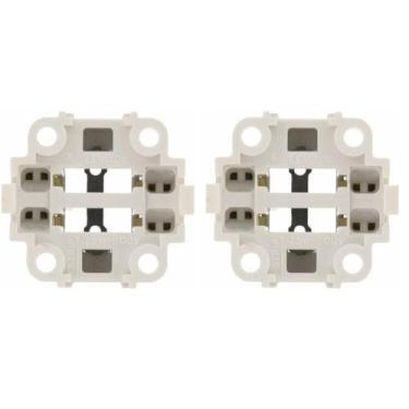 Imagem de Porta-lâmpada fluorescente Leviton 26725-403 WH FL VERT Snap-in