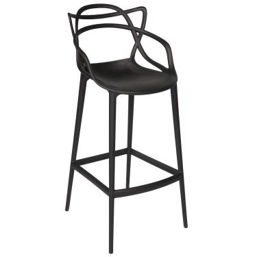 Imagem de Banqueta Alta Masters Allegra - Polipropileno - Preto