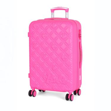 Imagem de Mala de Bordo Viagem Pequena Barbie MF10458BB Rodas 360 Rosa
