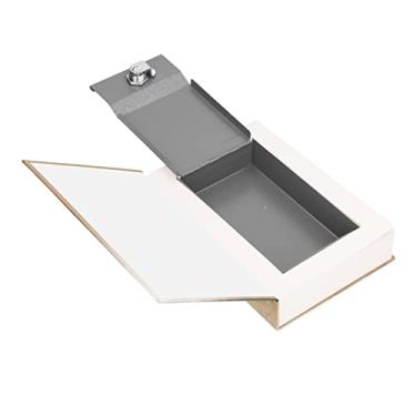 Imagem de RiToEasysports Caixa de Armazenamento Resistente e Segura para Livros Com Chave para Viagens Em Casa, Ocultação Perfeita para Objetos de Valor, Cofre de Ferro e de