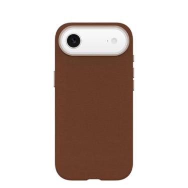 Imagem de OtterBox Capa de couro de cacto para iPhone Air Symmetry Series - Selim do deserto - marrom - fina, capa protetora premium para iPhone